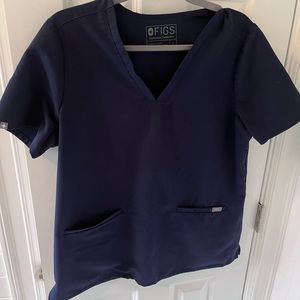 Navy Figs Women’s Scrub Top